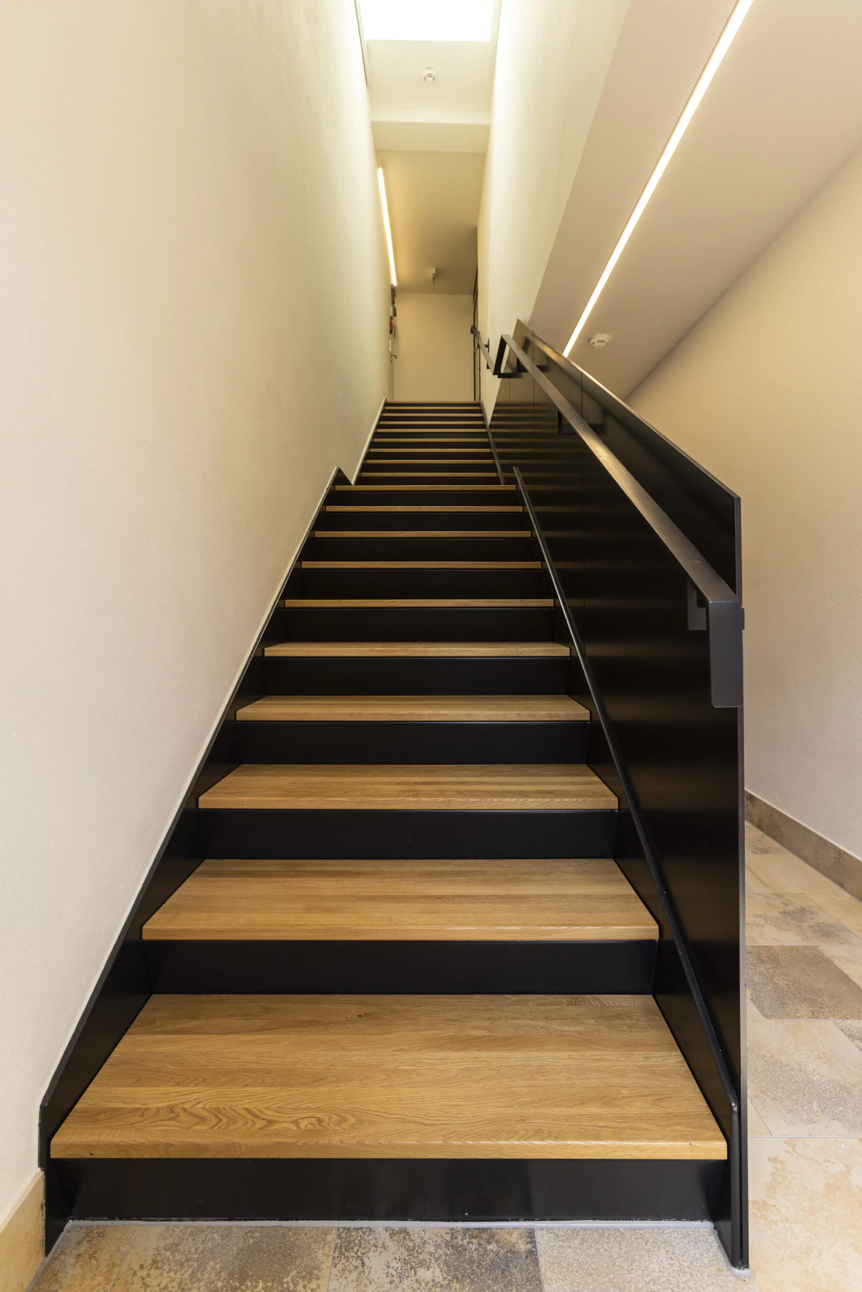 Stahltreppe in hist. Bausubstanz