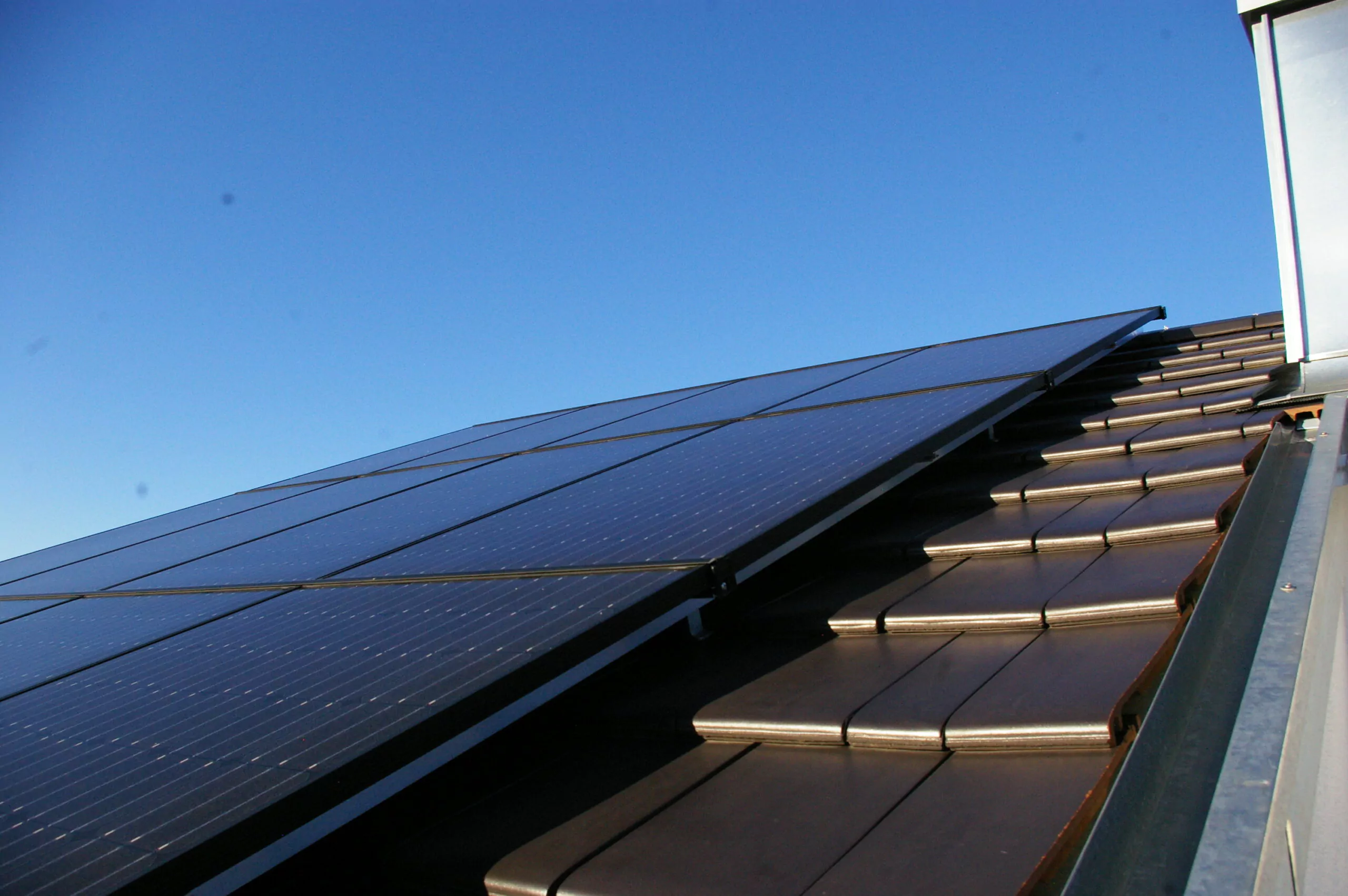 Detailansicht PV Anlage